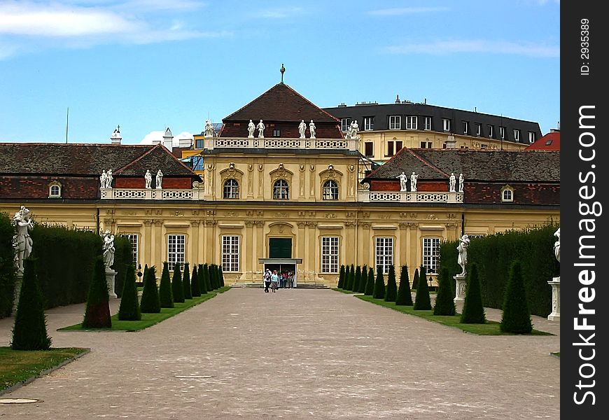 Belvedere Palace In Vienna