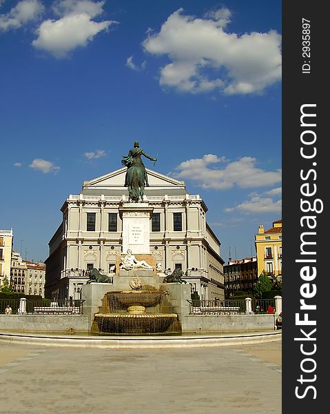 Plaza de Oriente, Madrid, Spain
