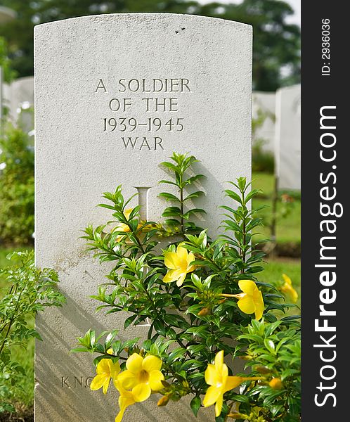 A tomb to remember lives lost during the WW2. A tomb to remember lives lost during the WW2