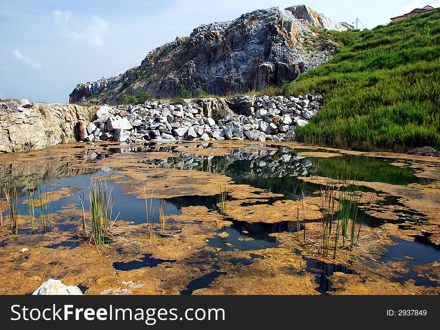 Beautiful lakes view image at pahang, malaysian #