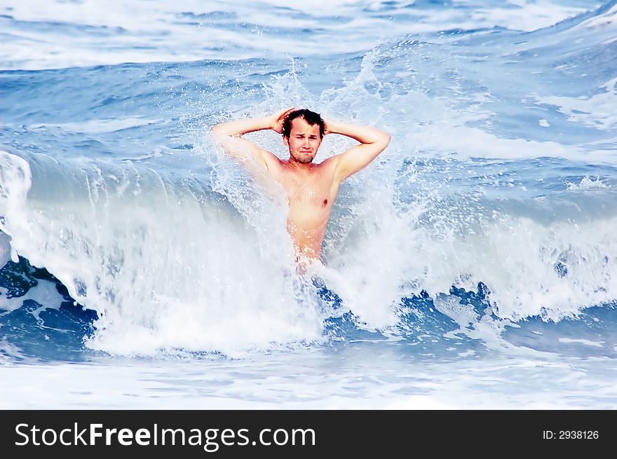 Photo of beach fun in USA.