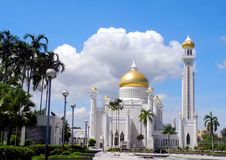 The Main Entrance Of SOAS Mosque, Brunei Stock Image