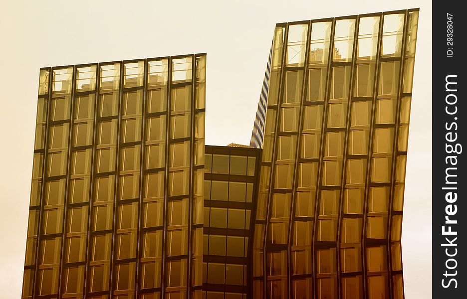 A skyscraper in Hamburg