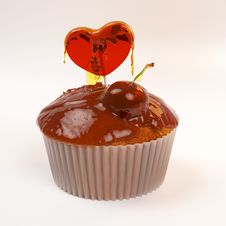 Valentine S Day Cupcake Stock Photography Valentine S Day Cupcake Stock Photography