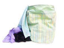 Laundry In A Basket Royalty Free Stock Image Laundry In A Basket Royalty Free Stock Image