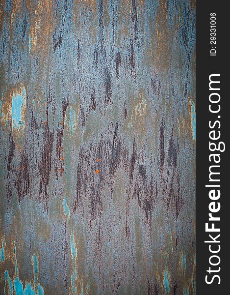 Rusty painted metal surface. High resolution texture. Rusty painted metal surface. High resolution texture