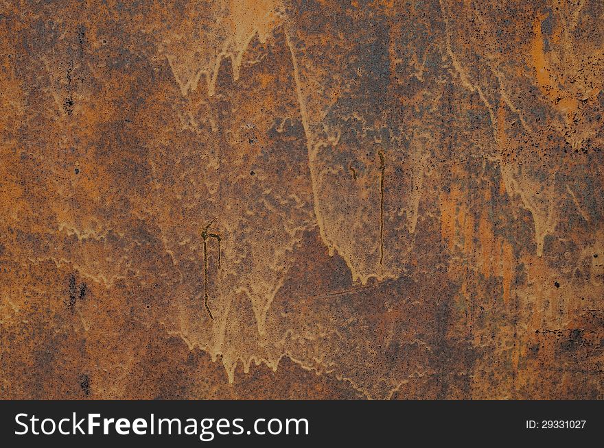 Abstract grunge rusty metal surface closeup background