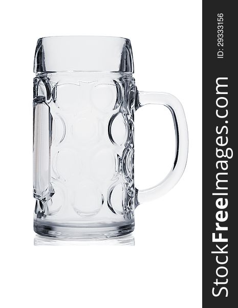 Beer Mug On White