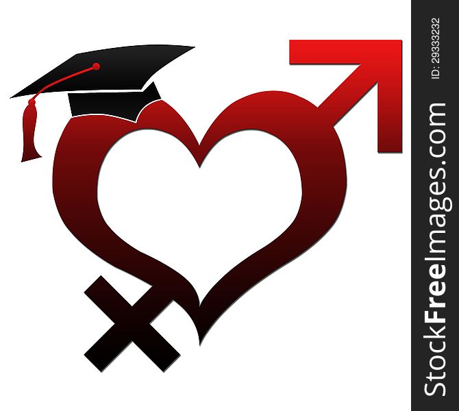 Sex Education - Hat On Heart Shape