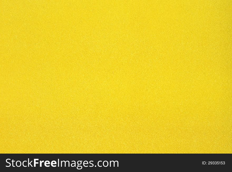 Texture Of The Cardboard With Yellow Velvety  Coat