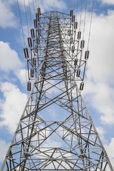 High-voltage Tower Stock Image High-voltage Tower Stock Image