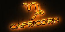 Capricorn Zodiac Sign Stock Images