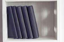 Five Books Royalty Free Stock Photo