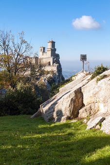 Castle Of San Marino Royalty Free Stock Image