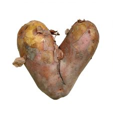 Big Heart Potato Royalty Free Stock Photo