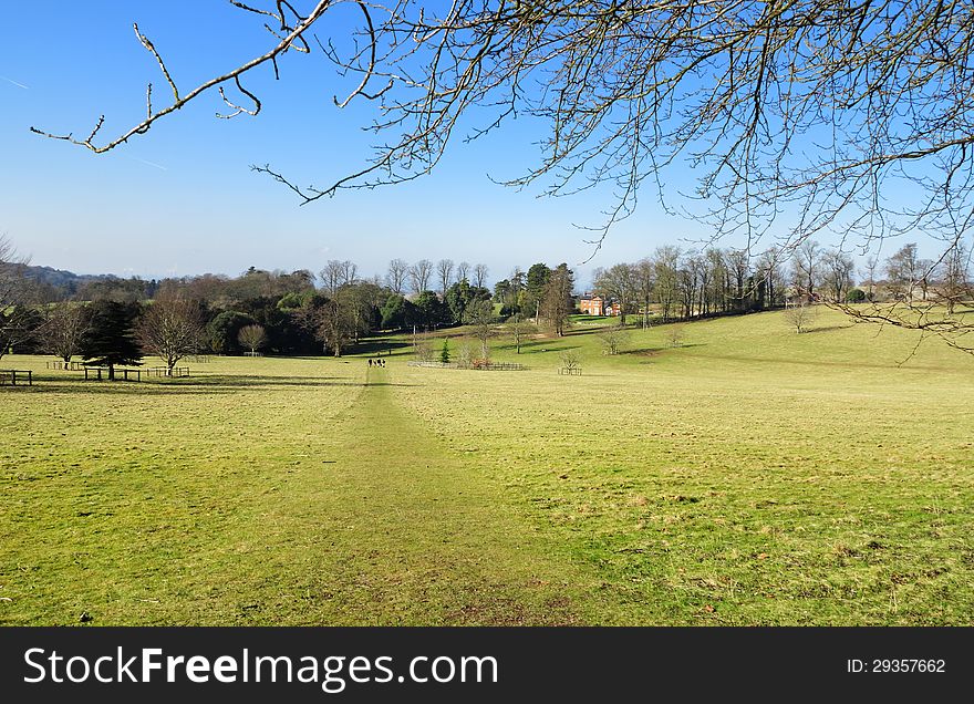 An English Rural Landscape in the Chiltern Hills