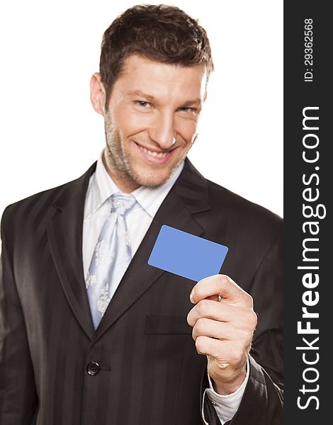 Businessman And Credit Card