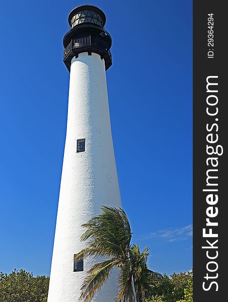 Cape Florida Lighthouse on key biscayne florida. Cape Florida Lighthouse on key biscayne florida