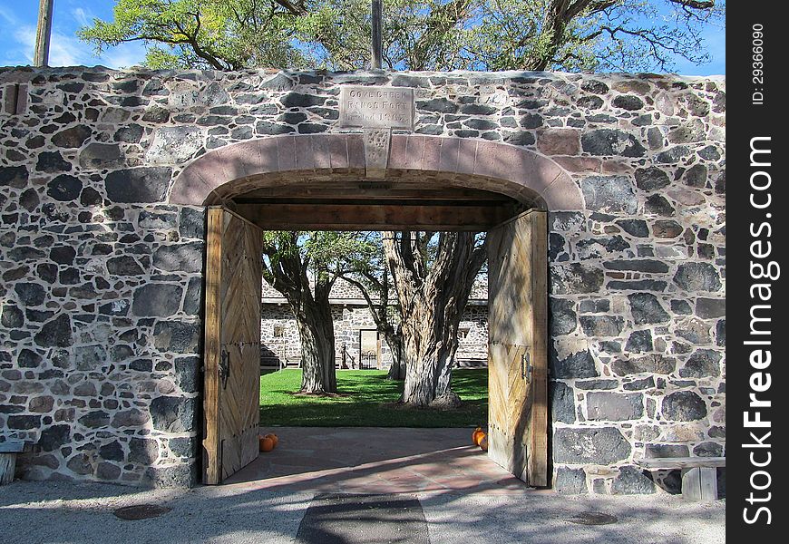 Cove Fort Entry Gate