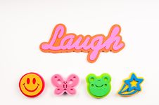 The Word Laugh With Foam Graphics Stock Photos The Word Laugh With Foam Graphics Stock Photos