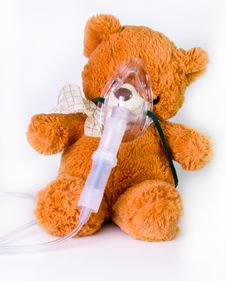 Oxygen Mask On A Bear Stock Photography Oxygen Mask On A Bear Stock Photography