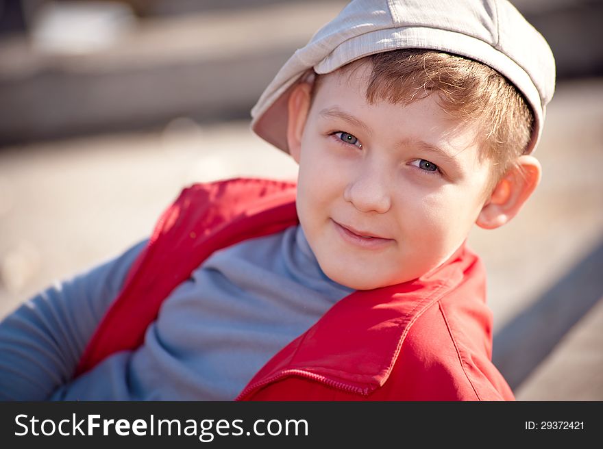 Boy in a cap