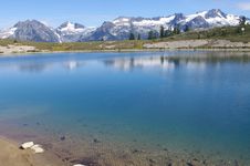 View Of Elfin Lakes Stock Photo View Of Elfin Lakes Stock Photo