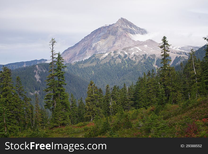 Scenery around Elfin Lakes in Garibaldi Provincial Park in Canada. Scenery around Elfin Lakes in Garibaldi Provincial Park in Canada