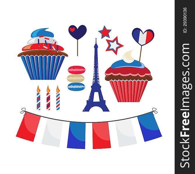 Icons For French Style Party