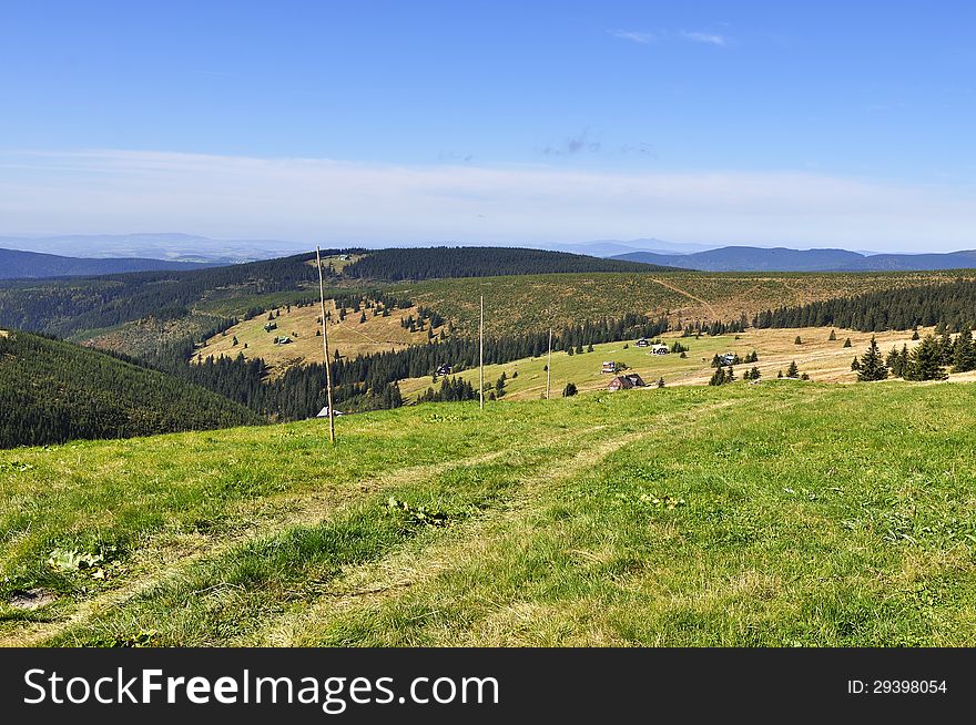 Chalet in the national park Krkonose Czech