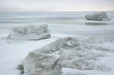 Winter Ice Sea.white Ice Royalty Free Stock Photography Winter Ice Sea.white Ice Royalty Free Stock Photography