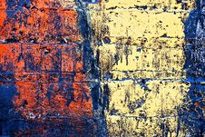 Grunge Painted Brick Wall Stock Photos Grunge Painted Brick Wall Stock Photos