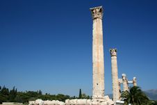 Temple Of Zeus, Athens Stock Photos