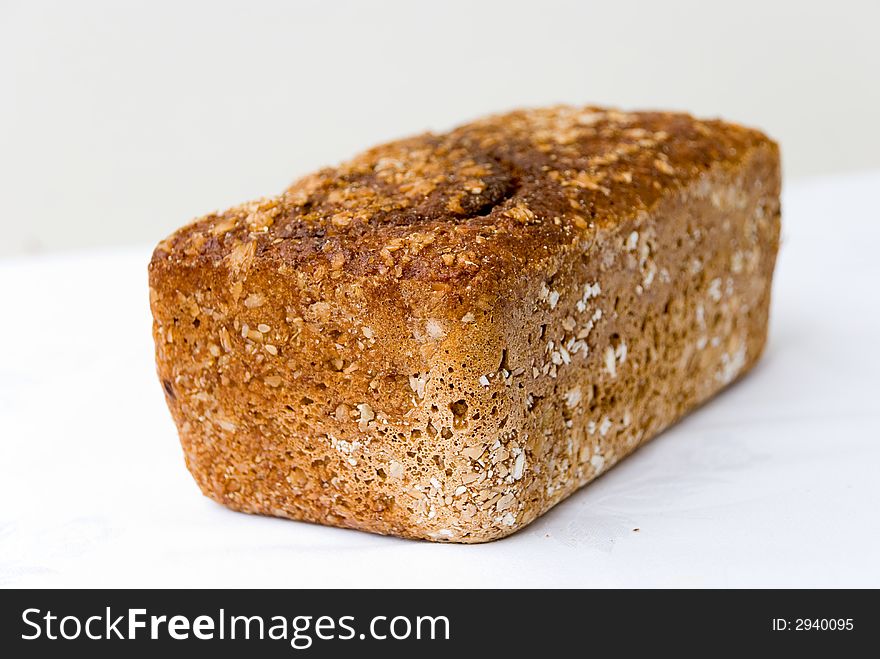 Brown-black- bread.
fresh baked-with ingredients.