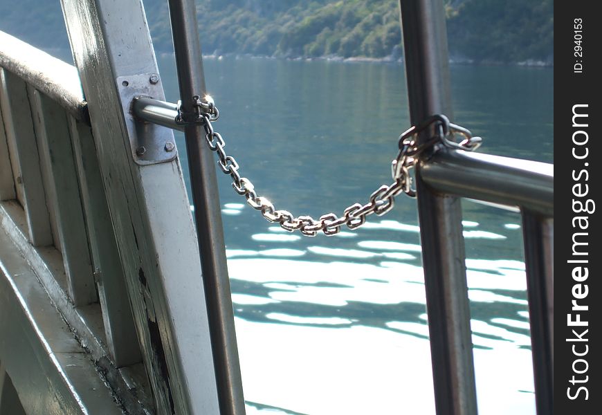 Detail of old boat in the port. Detail of old boat in the port