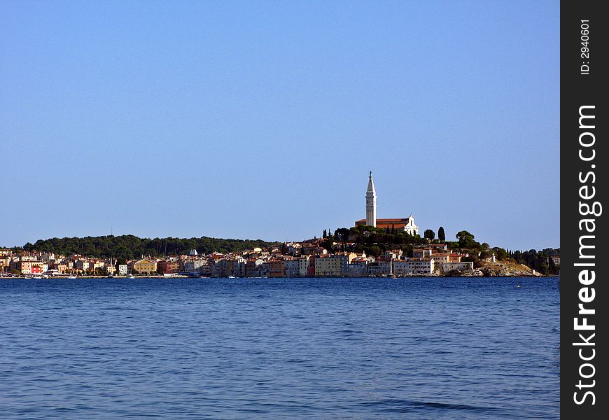 City of Rovinj - Rovigno - Istria, Croatia - postcard. City of Rovinj - Rovigno - Istria, Croatia - postcard