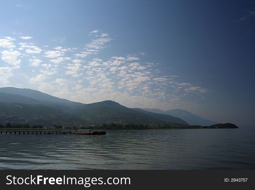 Ohrid Lake Scene