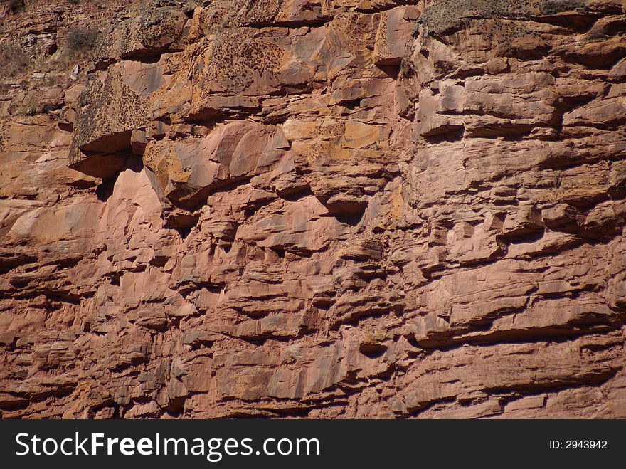 Red rock wall background from the andes mountains. Red rock wall background from the andes mountains