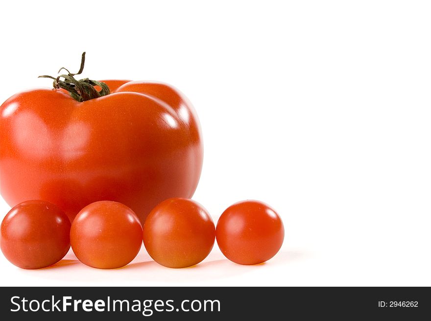 Five Red Tomatoes