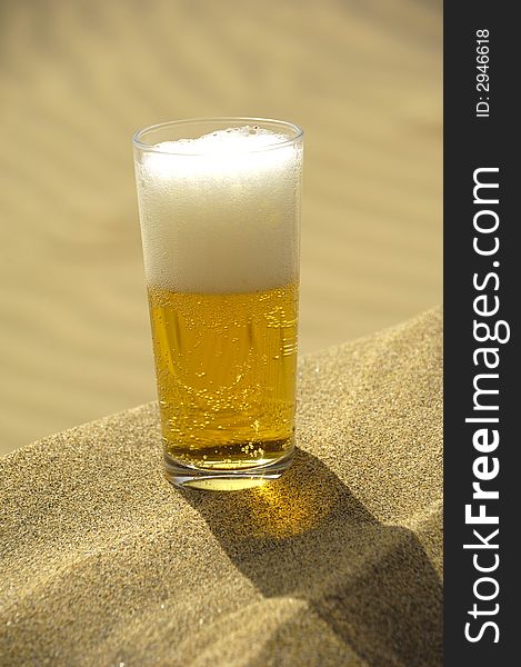 Beer in desert