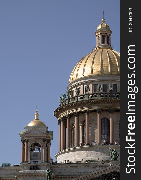 Detail of St.Isaak Cathedral, St.Petersburg, Russia