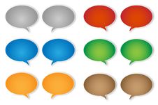 Speech Bubbles Royalty Free Stock Images