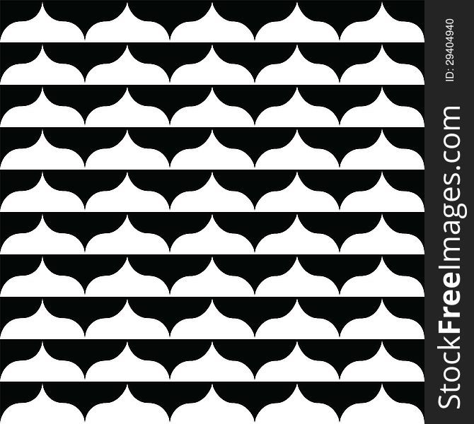 Abstract geometric seamless pattern. Black and white style pattern with circle and line. Vector illustration. Abstract geometric seamless pattern. Black and white style pattern with circle and line. Vector illustration.