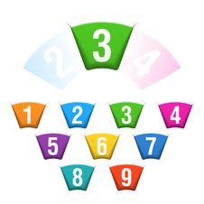 Numbers Set Stock Images Numbers Set Stock Images