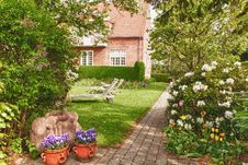 Country Garden Royalty Free Stock Image Country Garden Royalty Free Stock Image