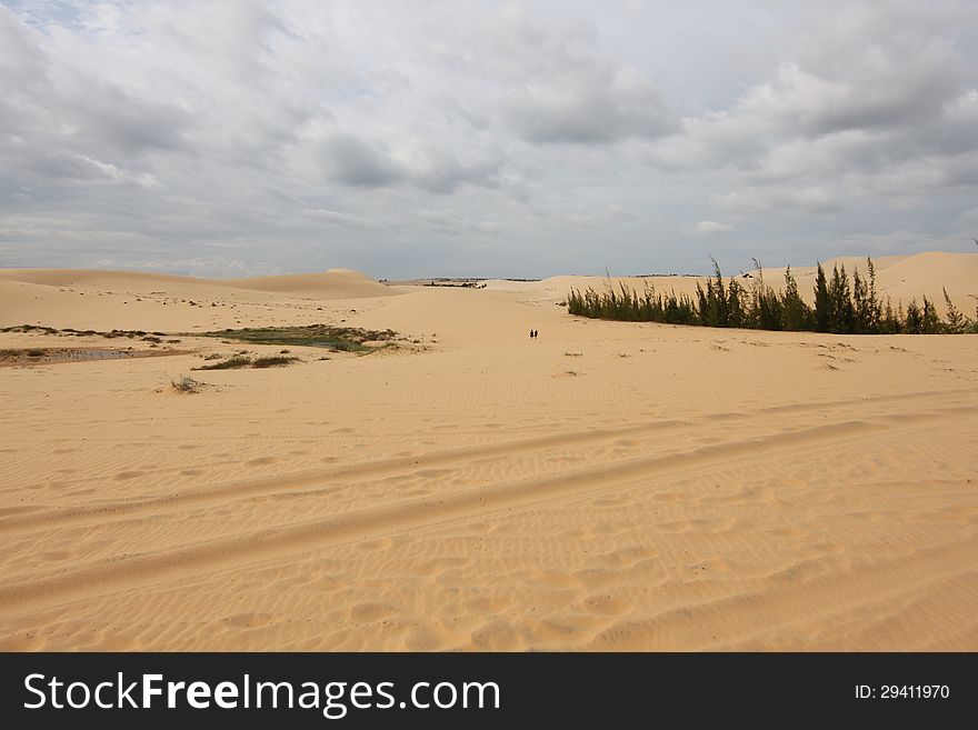 Hill in the desert, central Vietnam, South East Asia