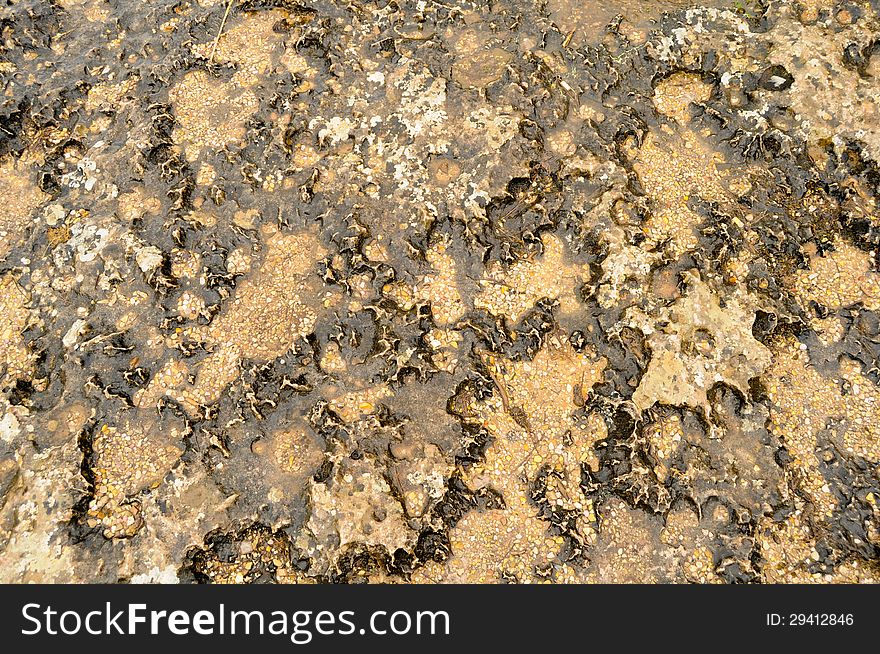 Volcanic stones fanciful brown pattern. Volcanic stones fanciful brown pattern