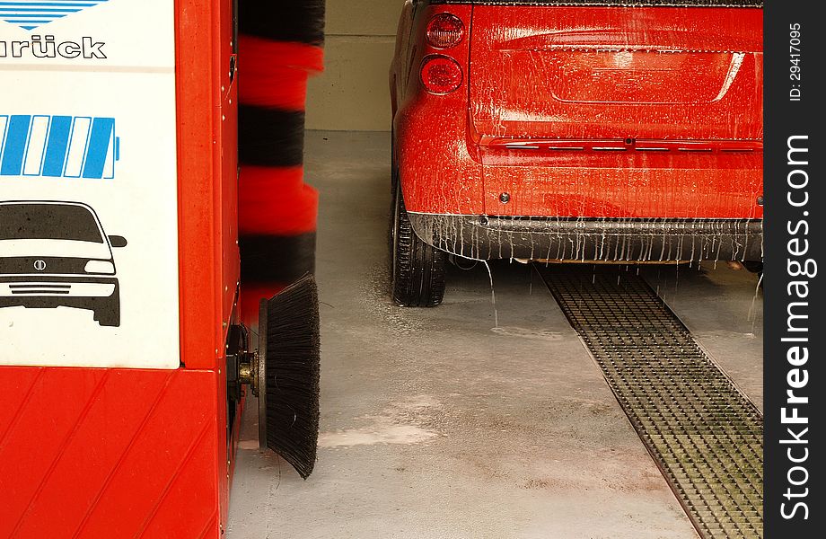 Service is cleaning cars. Car wash. Service is cleaning cars. Car wash.