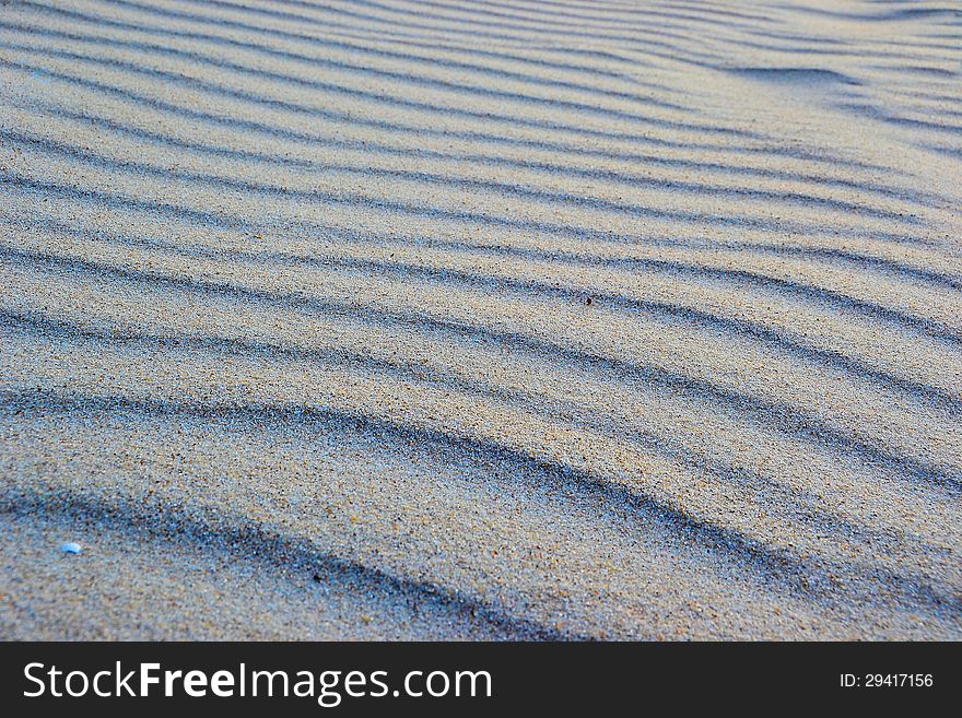 Sand on the beach of the Baltic Sea