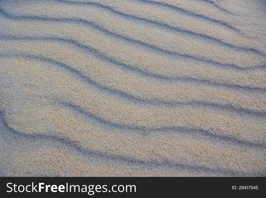 Sand on the beach of the Baltic Sea